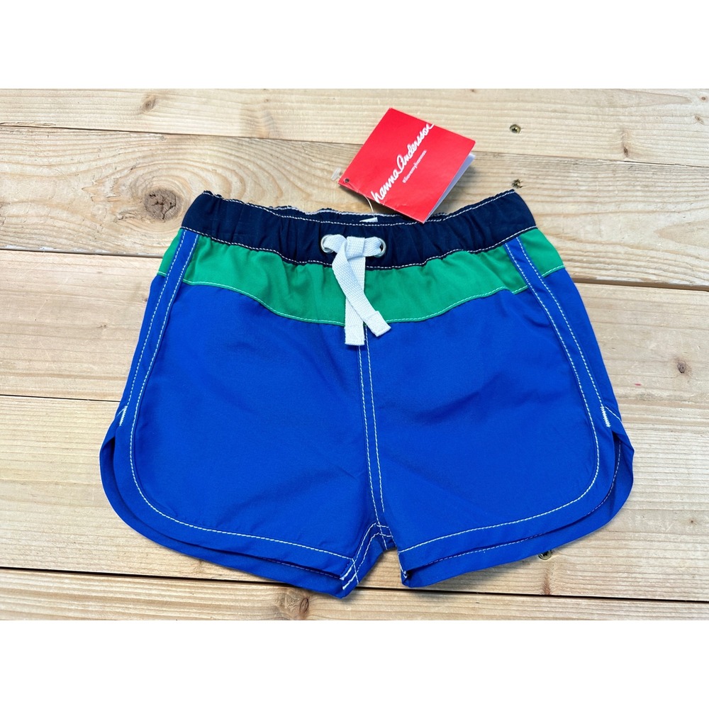 Hanna Andersson Swim Trunks Colorblock Size 60 3-6 mos